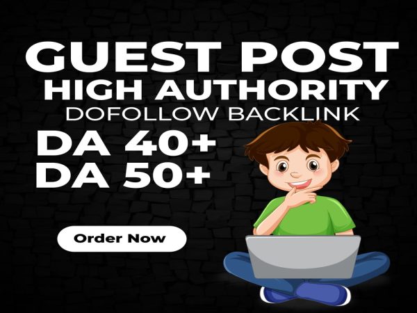 DA 40+ Guest Post Backlink B
